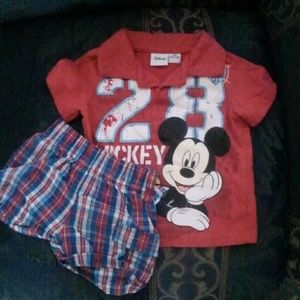 2 Mickey Mouse outfits